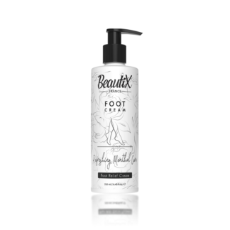 Beautix Foot Cream – Soin rafraîchissant au menthol – 250ml